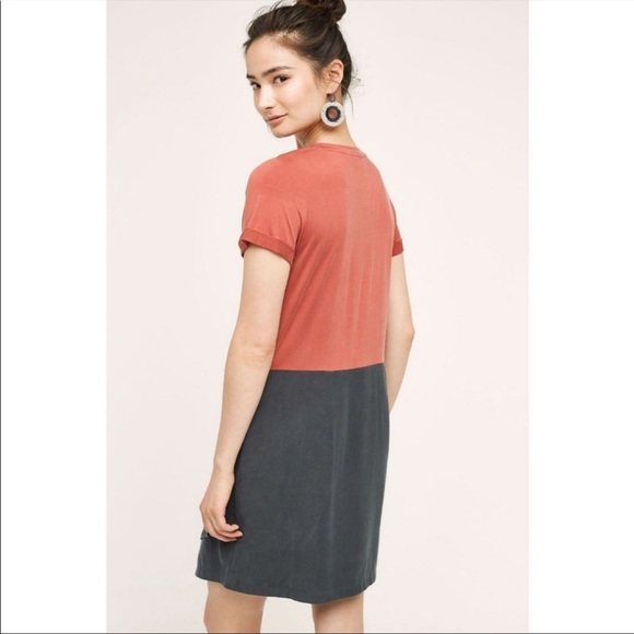 Anthropologie Dolan Colorblock Horizon Dress Sz S - Picture 2 of 2